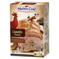 Maître Coq canette farcie aux cèpes et aux girolles cuisson express