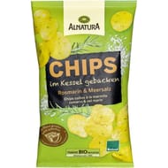 Alnatura chips cuites à la marmite romarin et sel marin bio 125g