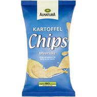 Alnatura chips de pomme de terre au sel marin bio 125g