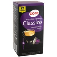 Cora capsules espresso classico x22 114g