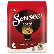Senseo cafe dosettes corse x40 277g