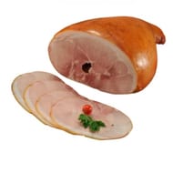 Jambon cuit supérieur avec son os fumé