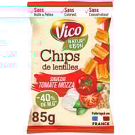 Vico natur'&bon chips de lentilles tomate mozzarella 85g