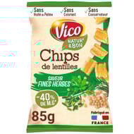 Vico natur'&bon chips de lentilles fines herbes 85g