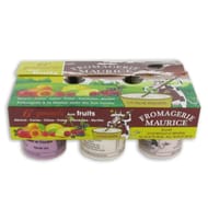 Yaourts aux  fruits (abricot, cerise, citron, fraise, framboise, myrtille) 6 x 125g