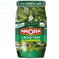 Amora croq'vert cornichons fins bocal 540g