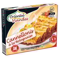 Oriental viandes cannellonis bolognaise halal 900g