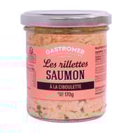 Rillettes de saumon à la ciboulette
