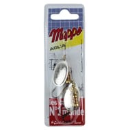 2 cuillers aglia argent n°3 mepps