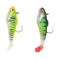 Leurre souple 5cm - hameçon plombe alevin perche