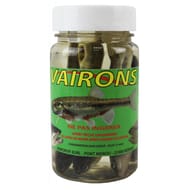Flacons de vairons conservés