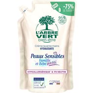 L'arbre Vert Bien Etre recharge crème lavante peaux sensibles 300ml