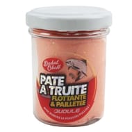 Pâte à truite flottante pailletée saumon