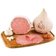 Salami à l'ail forme gousse