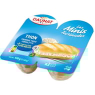 Daunat Les Mini tartinades: thon fromage frais ciboulette 130g