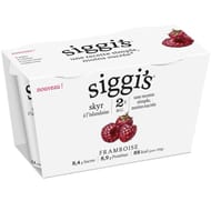 Siggi's yaourt skyr 2% framboise 2x140g