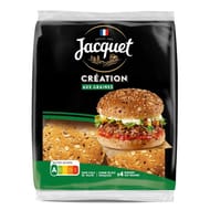 Jacquet 4 burgers création graines 260g