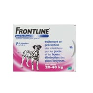 Frontline spot on chien 20/40kg 4 pipettes 2.68ml blister