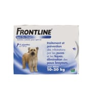 Frontline spot on chien 10/20kg 4 pipettes 1.34ml blister