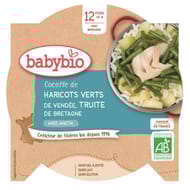 Babybio petit plat légumes truite dès 12 mois 230g