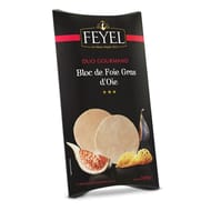 Feyel duo gourmand bloc de foie gras d'oie 2x40g