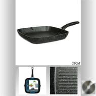 Poêle grill aluminium forgé 28 cm