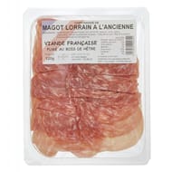 CHIFFONNADE DE MAGOT LORRAIN FUME AU BOIS TRANCHE 120 g