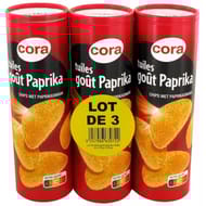 Cora tuiles goût paprika lot de 3x170g