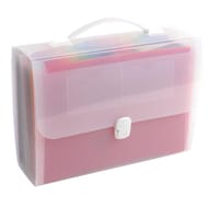 Trieur valisette avec poignée 24 compartiments crystal colors