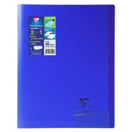 Clairefontaine koverbook 240x320 96 pages seyes translucide marine