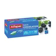 Alfapac sacs congélation à lien x50 petit modèle végétal origin