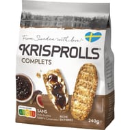 Krisprolls pains suedois complets 240g