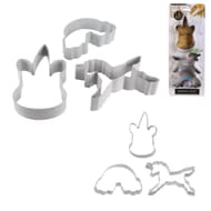 Lot de 3 emporte-pièces en inox licorne