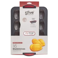 Moule 16 madeleines en silicone bords rigides