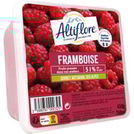 Altiflore bac sorbet artisanal framboise 750ml 450g