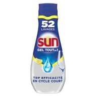 Sun tout en 1 gel lave-vaisselle citron 900ml - 52 lavages