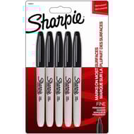 Sharpie marqueur fine noir x5