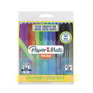 Papermate stylo bille pochette inkjoy 100cap med fun format spécial x27