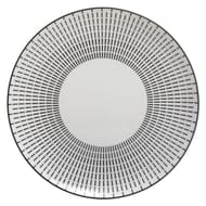 Assiette plate lunis coloris coloris noir 27 cm