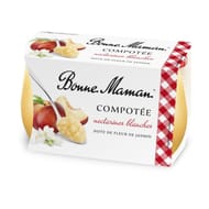 Bonne Maman compotée nectarine blanche jasmin 2x130g