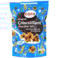 Cora muesli croustillant chocolat au lait 500g