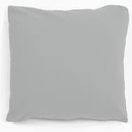 Taie d'oreiller 63x63 "uni 57 fils gris perle"