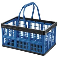 Casier voila pliable 16l noir/bleu