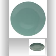Assiette plate vert amande 26 cm