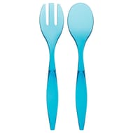 Lot de 2 couverts à salade coloris lagon