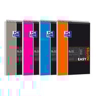 Oxford easynotes étudiants bloc notes spiralé a4+ 160 pages quadrillé 5x5