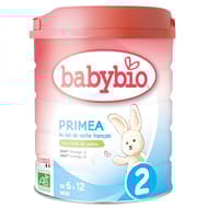 Babybio Primea lait poudre 2ème âge de 6 à 12 mois 800g