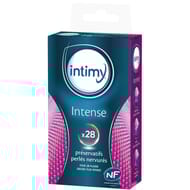Préservatifs lubrifiés Intense Intimy x28