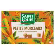 Saint louis petits morceaux de sucre canne non raffiné 1kg