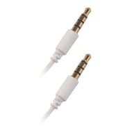 Apm cordon jack 3.5mm stéréo m/m blanc 1.5m 418017